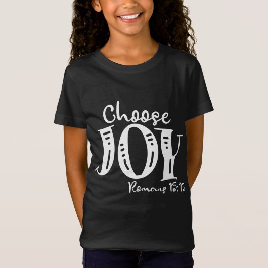 Entscheiden Sie sich für Joy Liebe und Happiness D T-Shirt (Vorderseite)