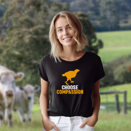 Entscheiden Sie sich für Mitgefühl, Veganen Kick-A T-Shirt