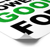 Entscheidend für das Kaffeepulver Poster (Ecke)