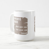 Entscheidende Frisbee-Nuss-Tasse Kaffeetasse (Vorderseite Links)