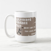 Entscheidende Frisbee-Nuss-Tasse Kaffeetasse (Links)