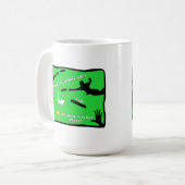 Entscheidende Frisbee-Tasse Kaffeetasse (Vorderseite Links)