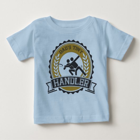 Entscheidender Frisbee - der kleine Lenker des Baby T-shirt (Vorderseite)