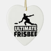 Entscheidender Frisbee Keramik Ornament (Rechts)