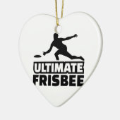 Entscheidender Frisbee Keramik Ornament (Links)
