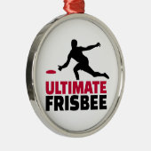 Entscheidender Frisbee Ornament Aus Metall (Rechts)