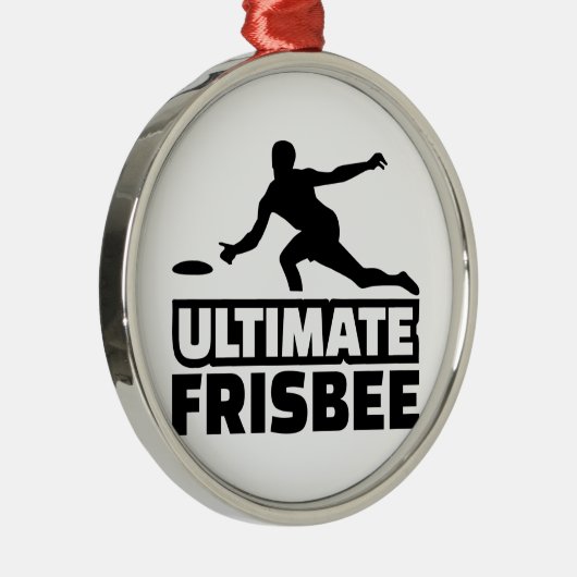 Entscheidender Frisbee Ornament Aus Metall (Rechts)
