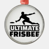 Entscheidender Frisbee Ornament Aus Metall (Vorne)