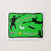 Entscheidender Frisbee-Regen oder Glanz Puzzle (Horizontal)