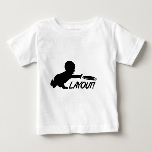 Entscheidender Frisbeebabyplan Baby T-shirt (Vorderseite)