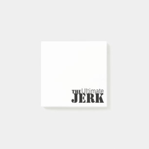 Entscheidender Ruck humorvoll Post-it Klebezettel