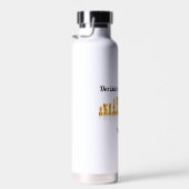 Entscheidender Schachspieler im Reflektives Schach Trinkflasche (Rechts)