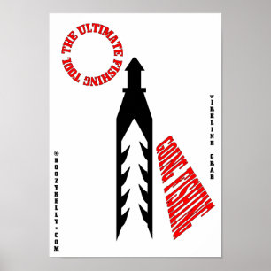 Entscheidendes Fischen-Werkzeug, Slickline Poster
