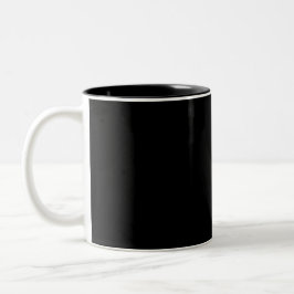 ENTSCHEIDENDES SCHWARZES mögen meine Zweifarbige Tasse