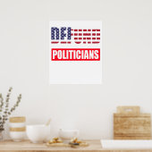 Entscheidet Politiker Poster (Küche)