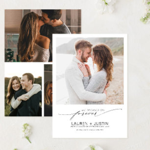 Entscheidet sich für die Schwarz-weiße Verlobung v Einladung