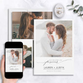 Entscheidet sich für die Schwarz-weiße Verlobung v Einladung