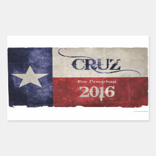 Entscheidung 2016 - Ted Cruz (R-TX) für Rechteckiger Aufkleber