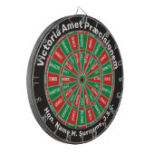 Entscheidung des Gerichtshofs Dartscheibe (Vorderseite Links)