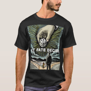 Entscheidung über das Schicksal gelassen T-Shirt