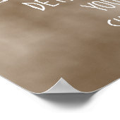 Entscheidungen bestimmen den Erfolg Poster (Ecke)