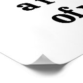 Entscheidungen, die Sie Poster machen (Ecke)