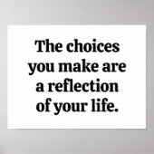 Entscheidungen, die Sie Poster machen (Vorne)