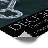 Entscheidungsfindung Poster (Ecke)