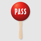 Entscheidungssignal für Passspiel Fächer (Rückseite)