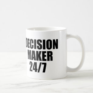 ENTSCHEIDUNGSTREFFER 24/7 KAFFEETASSE