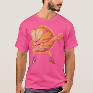 Entschlacken Basketball Orange Sport Player Fun Hi T-Shirt