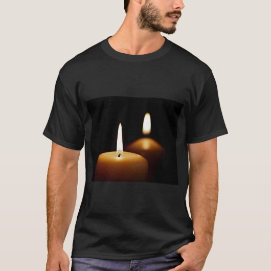 Entschlacken von Candle Flames T-Shirt (Vorderseite)