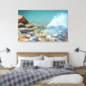 Entschlackende Felsen in der Leinwand Wassernatur  (Insitu (Schlafzimmer))