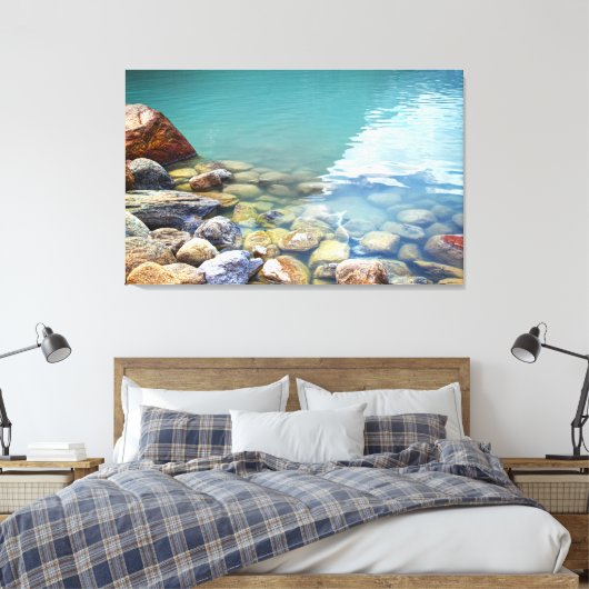 Entschlackende Felsen in der Leinwand Wassernatur  (Insitu (Schlafzimmer))