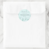 Entschlackung Botanisches Weeding Runder Aufkleber (Tasche)