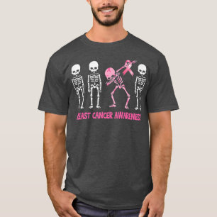 Entschlackung des Skeletts Rosa Ribbon Brustkrebs T-Shirt