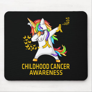 Entschlackung Einhorn Kinderkrebs-Sensibilisierung Mousepad