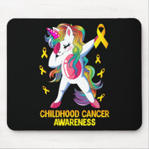 Entschlackung Einhorn Kinderkrebs-Sensibilisierung Mousepad