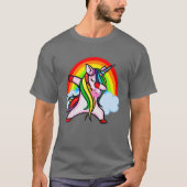 Entschlackung mit Coolem Ballgummi T-Regenbogen Da T-Shirt (Vorderseite)