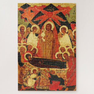 Entschlafung der Gottesmutter orthodoxe Ikone Puzzle