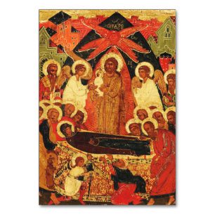 Entschlafung-der-Gottesmutter-orthodoxe-Ikone Tischnummer