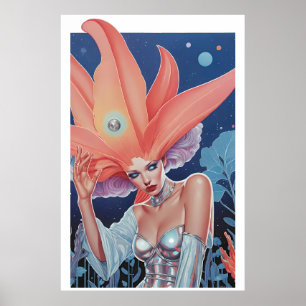 Entschleiert - Ken Gage Art Poster