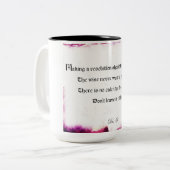 Entschließungen - Tasse (Vorderseite Links)