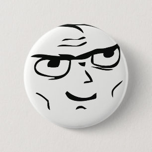 Entschlossener Typ Meme - Pinback Knopf Button