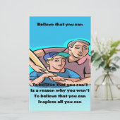 Entschlossenheit Briefpapier (Stehend Vorderseite)