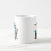 Entschlossenheit eines Fisherman Kaffeetasse (Mittel)