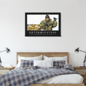 Entschlossenheit: Inspiration Leinwanddruck (Insitu (Schlafzimmer))
