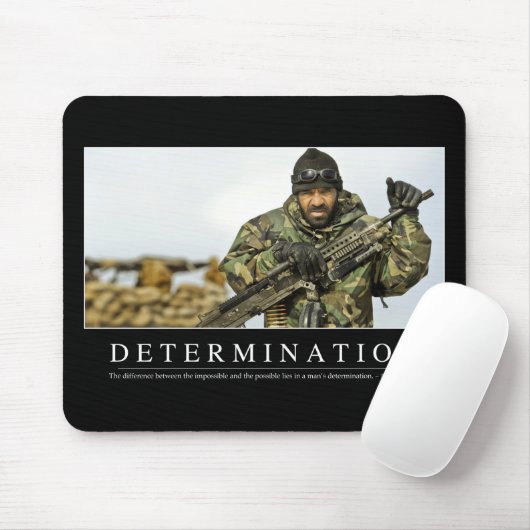 Entschlossenheit: Inspiration Mousepad (Mit Mouse)