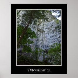 Entschlossenheit Inspirationswall Poster