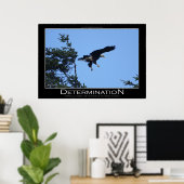 ENTSCHLOSSENHEIT ~ Motivierend Poster (Heimbüro)